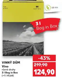 Kaufland VINNÝ DŮM Vino nabídka