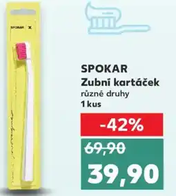 Kaufland SPOKAR Zubní kartáček nabídka