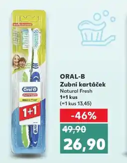 Kaufland ORAL-B Zubní kartáček Natural Fresh nabídka