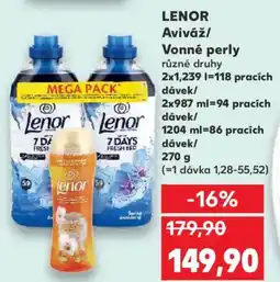 Kaufland LENOR Aviváž/ Vonné perly nabídka
