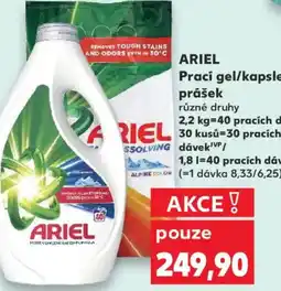 Kaufland ARIEL Prací gel/kapsle prášek nabídka