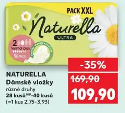 Kaufland NATURELLA Dámské vložky nabídka