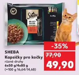 Kaufland SHEBA Kapsičky pro kočky nabídka