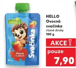 Kaufland HELLO Ovocná svačinka nabídka