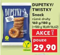 Kaufland DUPETKY/ TWISTKY Snack nabídka