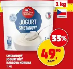 Penny Market Smetanový jogurt bílý karlova koruna nabídka