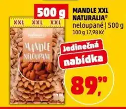 Penny Market Mandle xxl naturalia neloupané nabídka