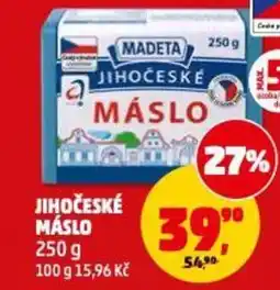 Penny Market Madeta jihočeské máslo nabídka