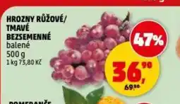 Penny Market Hrozny růžové/ tmavé bezsemenné nabídka