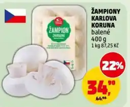 Penny Market Žampiony karlova koruna nabídka