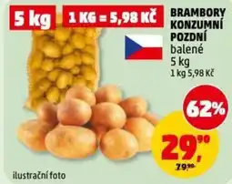 Penny Market Brambory konzumní pozdní nabídka