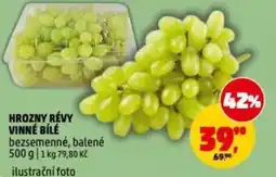 Penny Market Hrozny révy vinné bílé nabídka