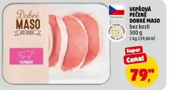 Penny Market Vepřová pečeně dobré maso bez kosti nabídka