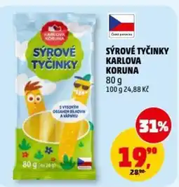 Penny Market Sýrové tyčinky karlova koruna nabídka