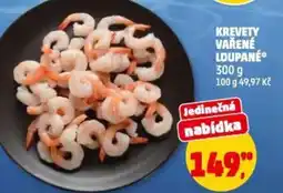 Penny Market Krevety vařené loupané nabídka