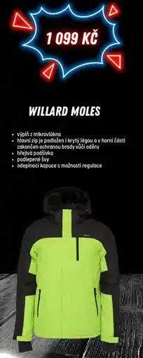 Sportisimo Willard Moles nabídka