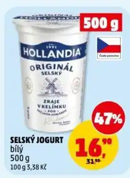 Penny Market Hollandia Selský jogurt bílý nabídka