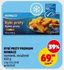 Penny Market Rybí prsty premium nowaco nemleté, mražené nabídka