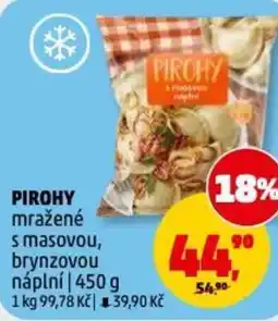 Penny Market Pirohy mražené s masovou, brynzovou náplní nabídka