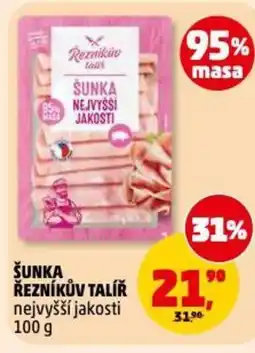 Penny Market Šunka řezníkův talíř nejvyšší jakosti nabídka
