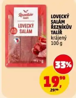 Penny Market Lovecký salám řezníkův talíř krájený nabídka
