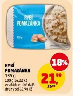 Penny Market Rybi pomazánka nabídka