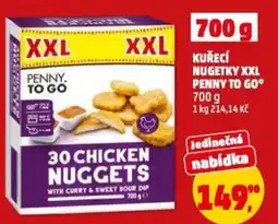 Penny Market Kuřecí nugetky xxl penny to go nabídka