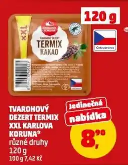 Penny Market Tvarohový dezert termix xxl karlova koruna nabídka