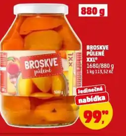Penny Market Broskve půlené XXL nabídka