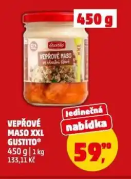 Penny Market Vepřové maso xxl gustito nabídka