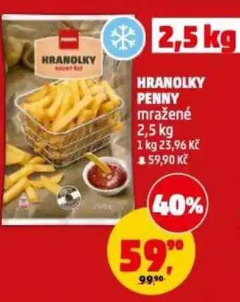 Penny Market Hranolky penny mražené nabídka