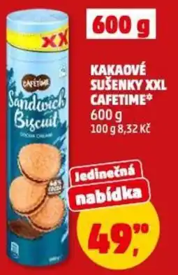Penny Market Kakaové sušenky xxl cafetime nabídka
