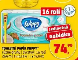 Penny Market TOALETNÍ PAPÍR WIPPY, 16 rolí nabídka