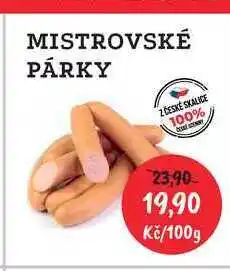 RABBIT řeznictví MISTROVSKÉ PÁRKY Z ČESKÉ SKALICE 100% nabídka