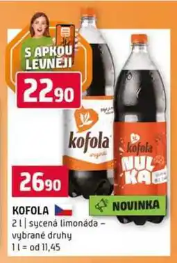 Terno Kofola 2l sycená limonáda vybrané druhy nabídka