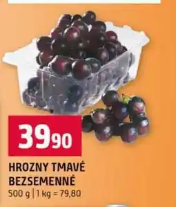 Terno HROZNY TMAVÉ BEZSEMENNÉ nabídka