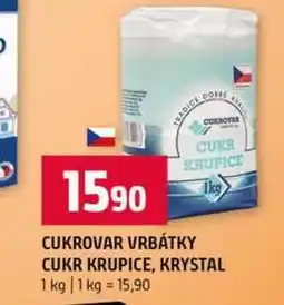 Terno CUKROVAR VRBÁTKY 1kg CUKR KRUPICE, KRYSTAL 1 kg nabídka