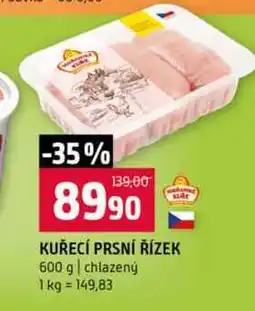 Terno KUŘECÍ PRSNÍ ŘÍZEK 600 g chlazený nabídka