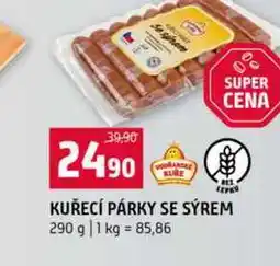 Terno KURE KUŘECÍ PÁRKY SE SÝREM nabídka