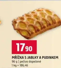 Terno MŘÍŽKA S JABLKY A PUDINKEM 96 g pečivo dopečené nabídka