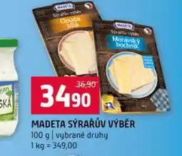 Terno MADETA SÝRAŘŮV VÝBĚR 100 g vybrané druhy nabídka