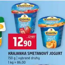 Terno KRAJANKA SMETANOVÝ JOGURT 150 g vybrané druhy nabídka