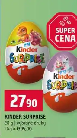 Terno KINDER SURPRISE 20 g vybrané druhy nabídka