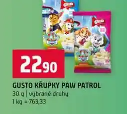 Terno GUSTO KRUPKY PAW PATROL 30 g vybrané druhy nabídka