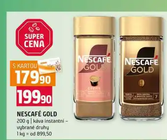 Terno NESCAFÉ GOLD 200 g káva instantní vybrané druhy nabídka