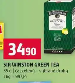Terno SIR WINSTON GREEN TEA 35 g čaj zelený vybrané druhy nabídka
