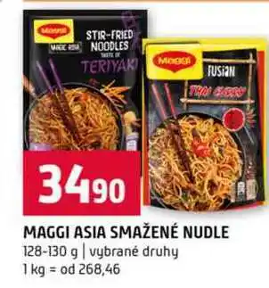 Terno MAGGI ASIA SMAŽENÉ NUDLE 128-130 g vybrané druhy nabídka