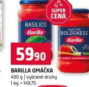 Terno BARILLA OMÁČKA 400 g vybrané druhy nabídka