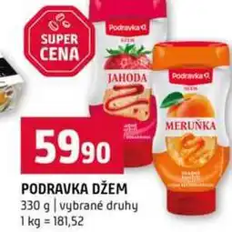 Terno PODRAVKA DŽEM 330 g vybrané druhy nabídka