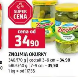 Terno ZNOJMIA OKURKY 340/170 g coctail 3-6 cm 680/340 g nabídka